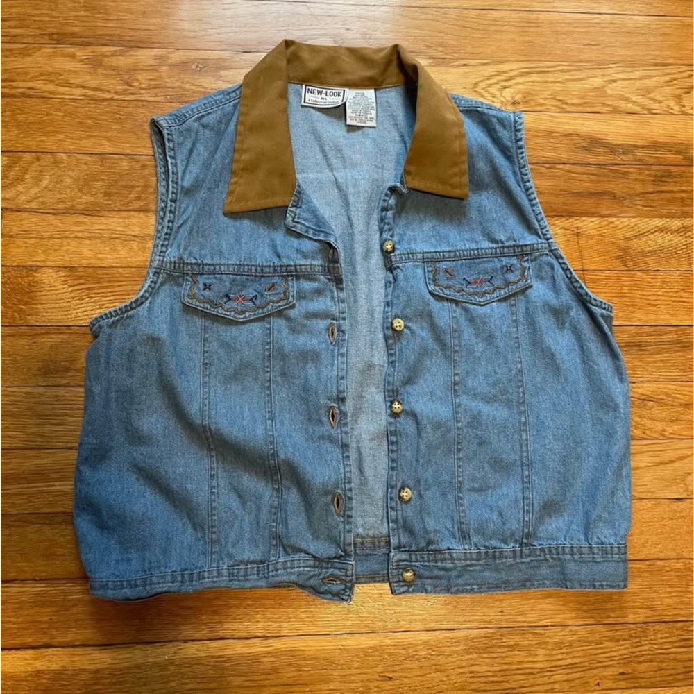 NEW LOOK DEMIN VEST MEDIUM
